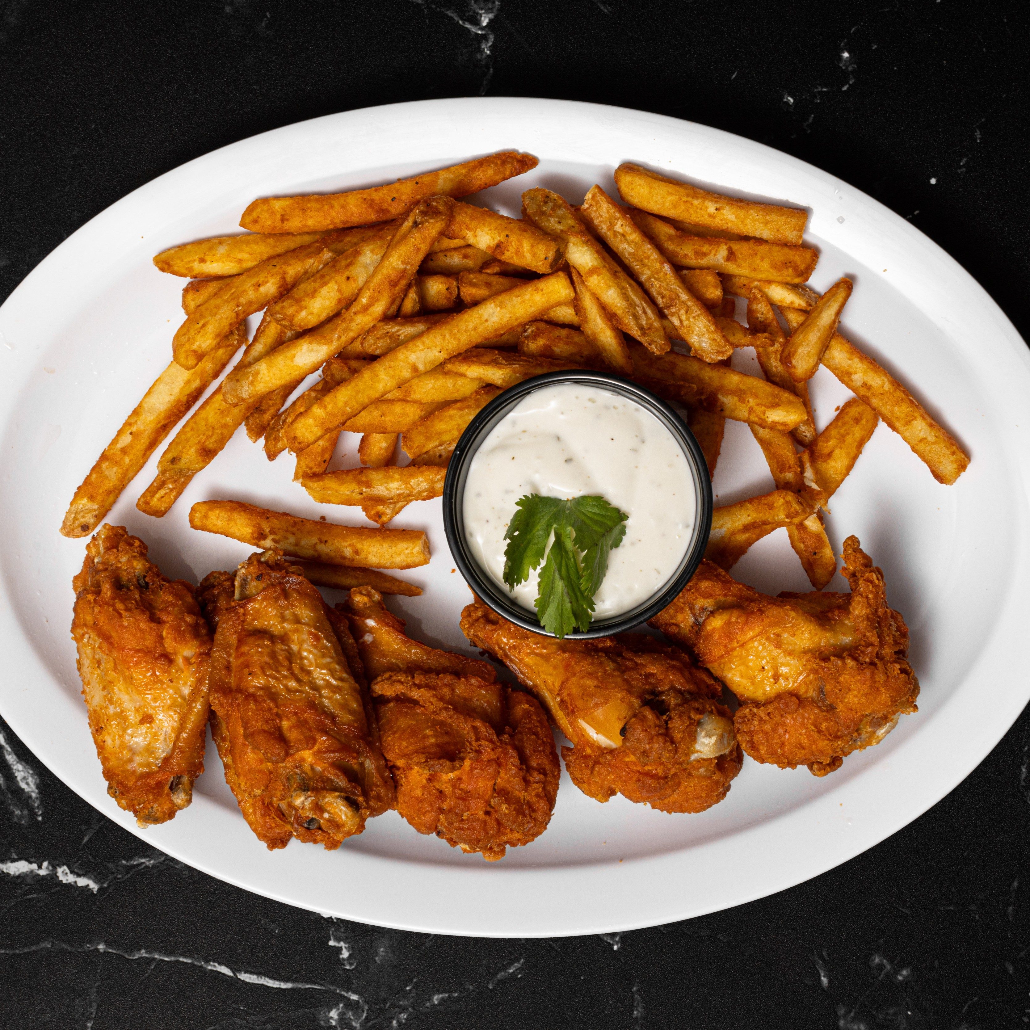 Wings & Fries.