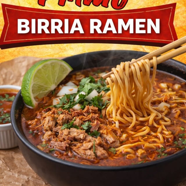 Birria Ramen-A Flavorful Fusion(NEW).
