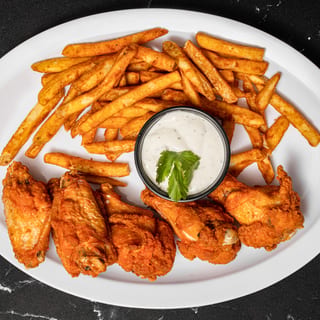 Wings & Fries(7 Wings)